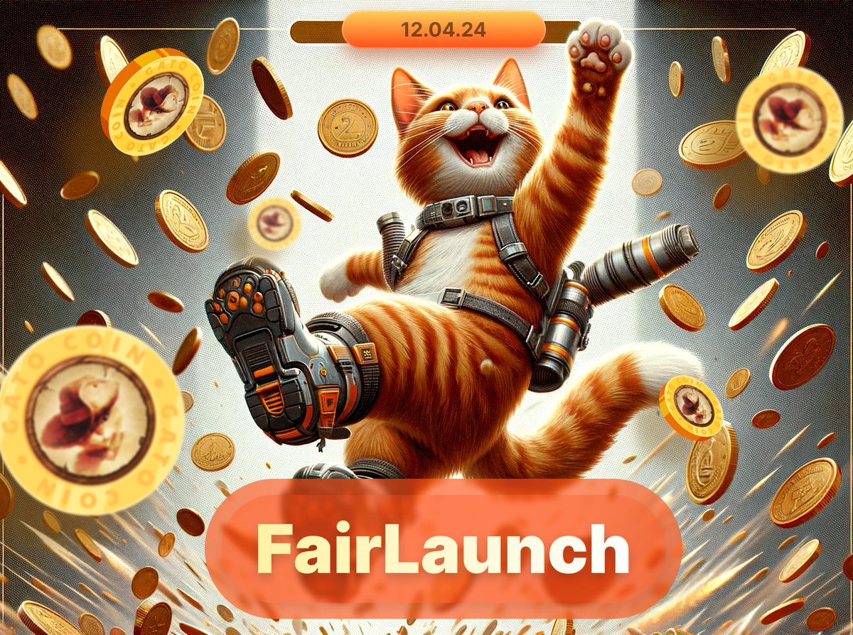 $GATO is already on FairLaunch!🎉 Buy $GATO here:🚀 tonraffles.app/jetton/fairlau… And another 5% refbonus! Buy $GATO, be awesome Diablo😈 #airdrop #GATO #meme #Fairlaunch