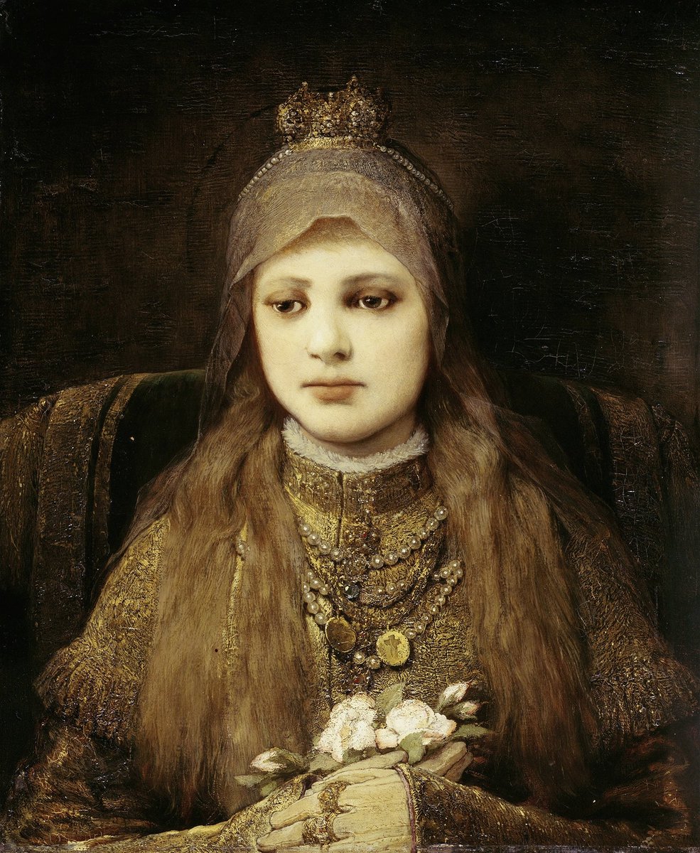 'St. Elisabeth as a Child' {1881} By ~ Gabriel von Max