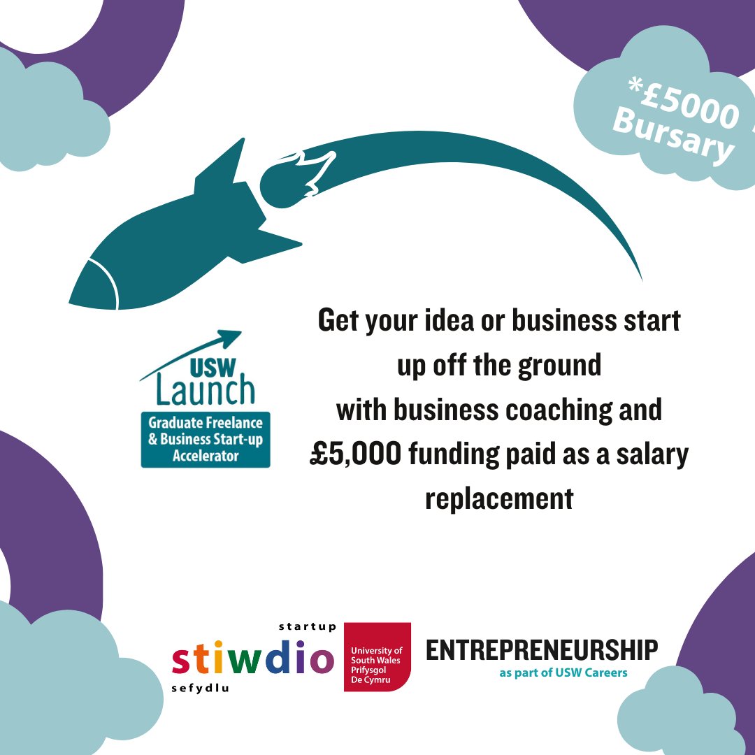 🚀LAUNCH 👉️APPLY NOW: bit.ly/LAUNCHapply •16 weeks •£5,000 funding paid as a salary replacement •Business coaching