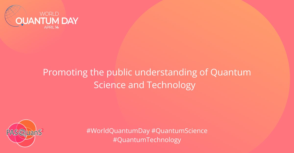 Celebrate the brilliance of #WorldQuantumDay! 🌌

Let's journey into the quantum frontier, captivated by its boundless possibilities. Join the celebration as we honor innovation and exploration on this extraordinary occasion! 🙌

#PASQuanS2 #QuantumScience #QuantumTechnology