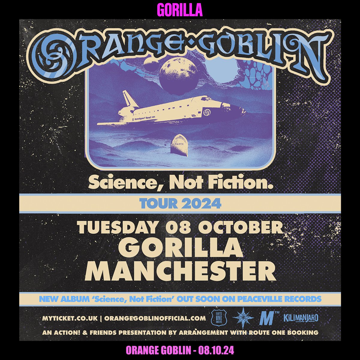 NEW SHOW | Heavy metal band Orange Goblin are set for Gorilla on 8th October. Tickets available next Friday 15th at 10am!