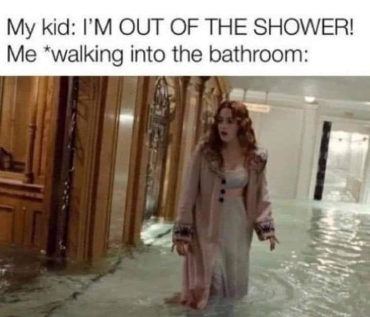 Anyone else's kids like this? 💦💦 😄😄