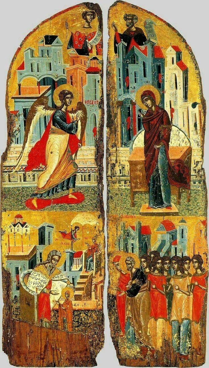 Two Panel Icon - Annunciation