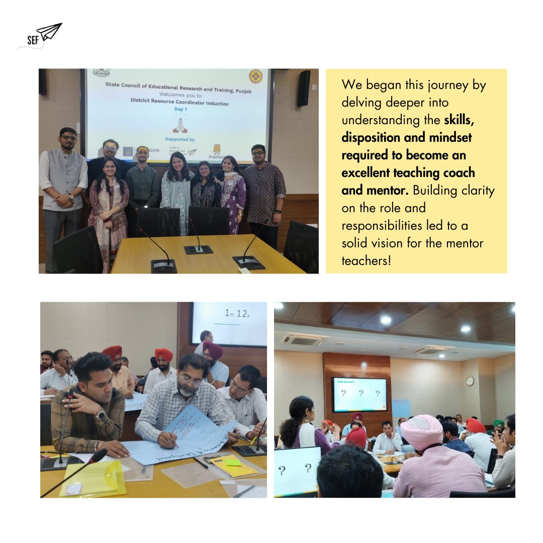 We believe that teachers can drive consistently strong learning outcomes when they receive high-quality coaching & personalized support. 

Through the 5-days, the DRCs reflected on the classroom culture they envision for #Punjab. 

#SystemsTransformation #facilitation #learning