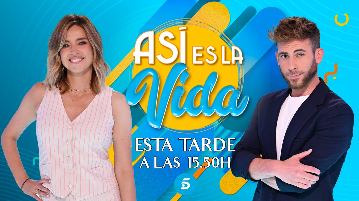 Las noticias del mundo del corazón analizadas por los mejores colaboradores, ¡con @SandraBarneda y @ZesarM como maestros de ceremonias! ⭐️ 📺 @asieslavidatele esta tarde a las 15.50h en @telecincoes