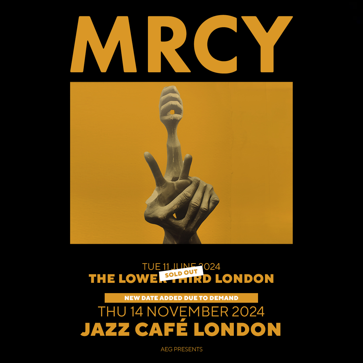 #AXSONSALE MRCY (@mrcymrcymrcy) have announced a headline show at the @TheJazzCafe on the 14th November! ⏰ Tickets are on sale now 🎫 w.axs.com/9oky50Rba2F