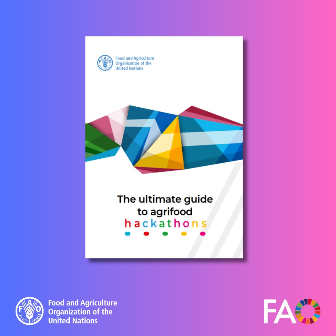 #JustReleased Dive into the dynamic world of hackathons with this comprehensive handbook, thanks to @simoinpro from @unito💻🌾 Packed with strategies, case studies & tools to drive innovation in the agrifood sector. 🍲 Get your copy here➡️doi.org/10.4060/cd0144… #AgInnovation