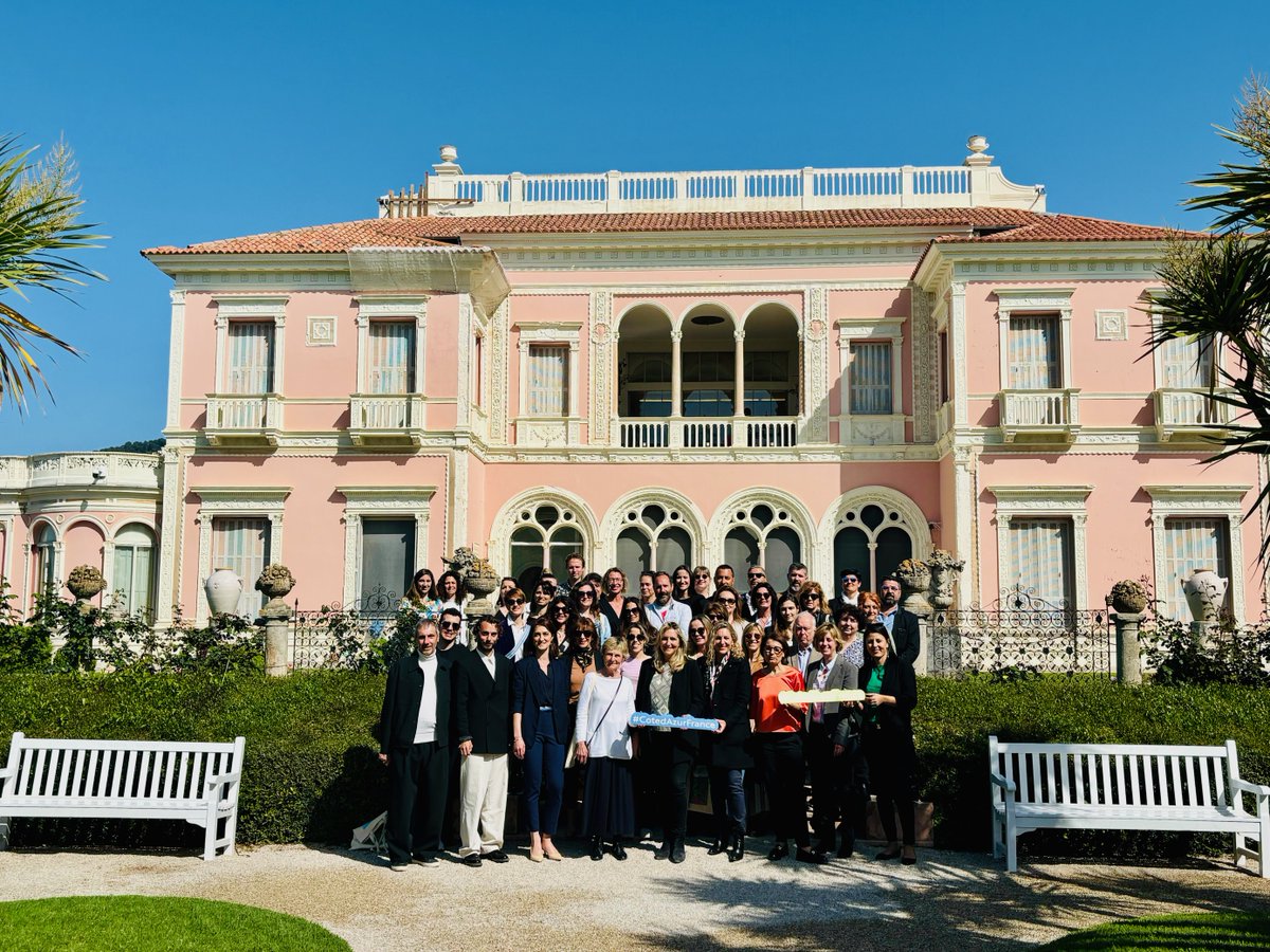 Superbe délégation azuréenne réunie à la Villa & Jardins Ephrussi de Rothschild à l'occasion du lancement du Pass #CotedAzurFrance Saison 2024.