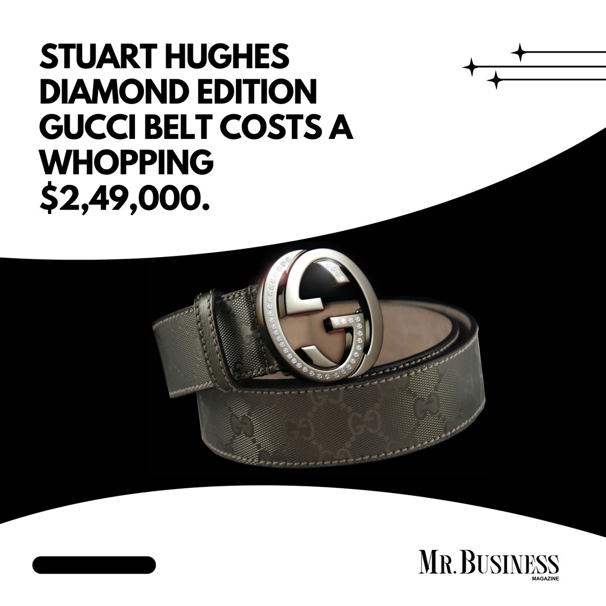 ✔Gucci has the most expensive belt. The price of it will shock you! 
For more information
📕read - mrbusinessmagazine.com
and Get Insights 
#Gucci #LuxuryFashion #Expensive #Clickbait #Headline #Fashionista #StyleStatement #MrBusinessMagazine