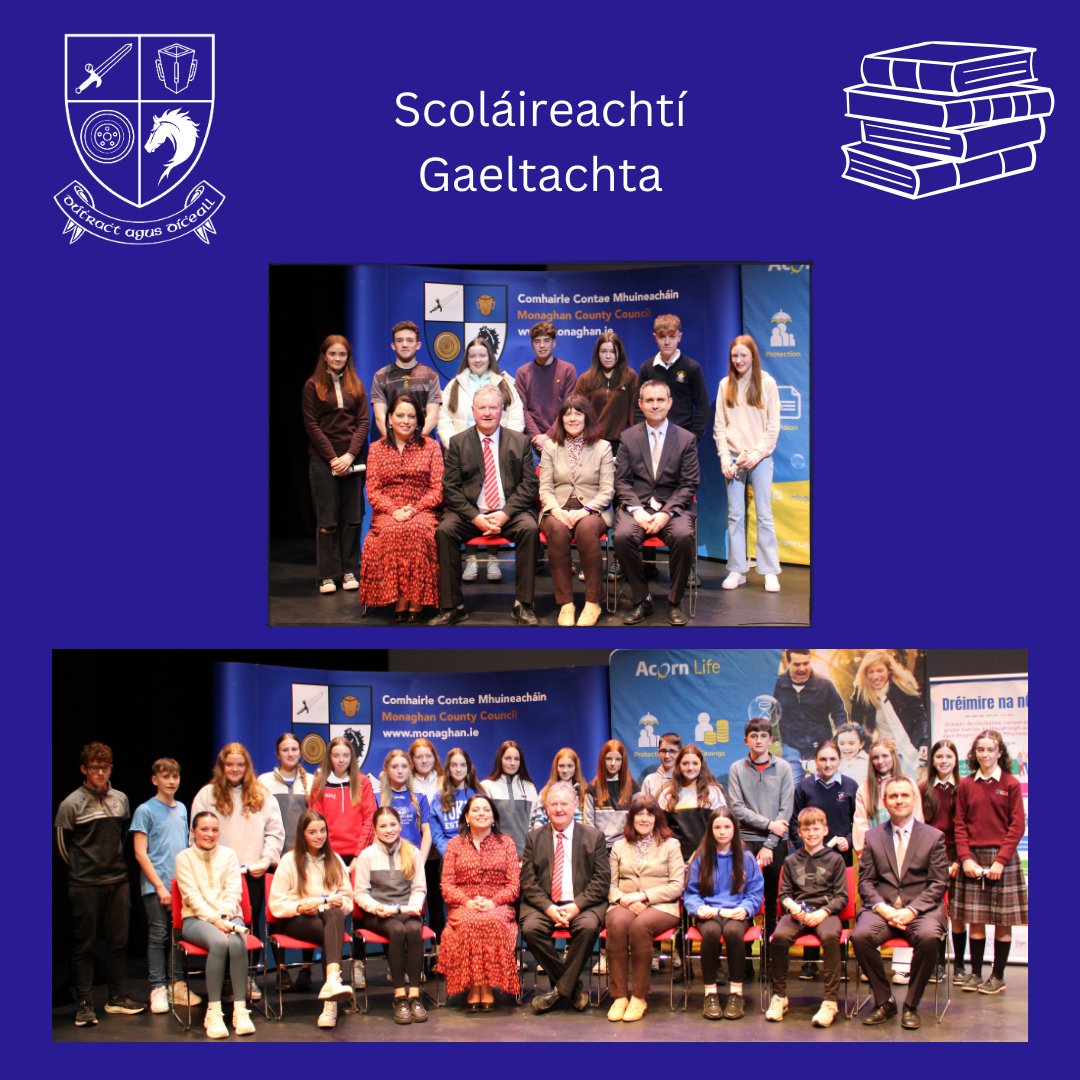 Oíche den scoith aréir! Bhronn Coiste Gaeilge an Comhairle 40 scolaireachtaí ar daltaí meanscoile chun freastal ar Colaistí i rith an Samhraidh. Ádh mór orthu! Buíochas do @monaghangaa agus @MuineachanleG as a bheith comhpairtech.