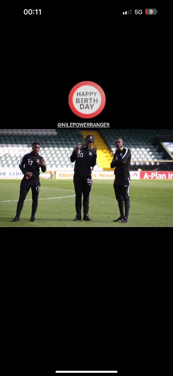 Happy bday @NilePowerRanger Some front 3 that 😅