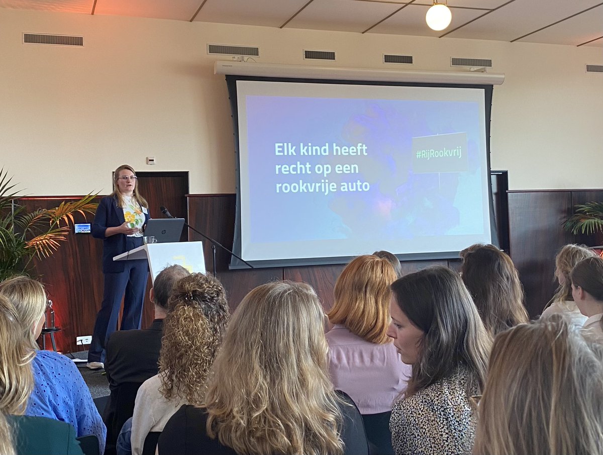 🚗 Onderzoeker Nienke Boderie (@NBoderie) zet zich onder andere in voor het #rookvrij maken van auto’s.

Mede daarom heeft zij de Nationale Onderzoeksprijs Tabaksontmoediging 2024 gewonnen op het #NNvT2024 👍