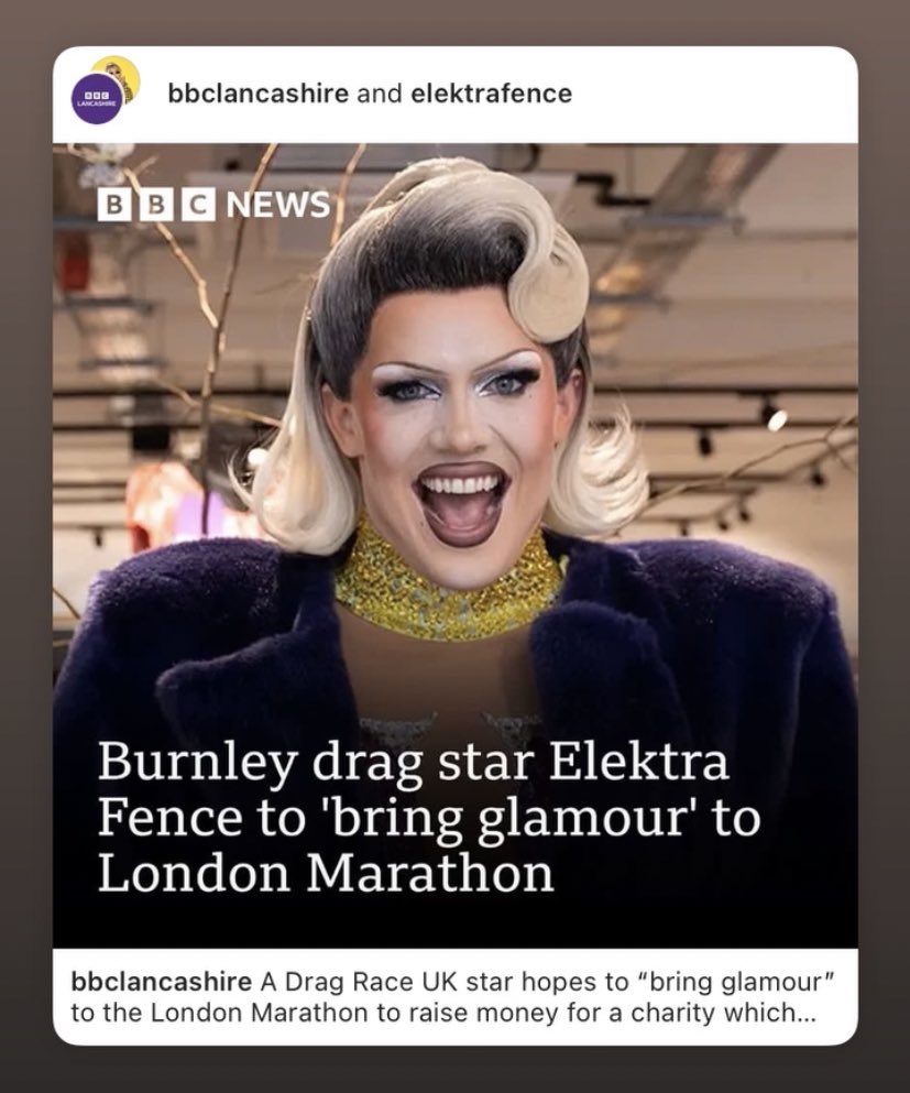Oi! Lekky Fence is doing the marathon raising money for @scope - if you can and you’re feeling generous this lovely Friday, please consider donating a few pennies to this fab cause 💖 @ElektraFence 🏃‍♂️💨 2024tcslondonmarathon.enthuse.com/pf/elektra-fen… @WorldOfWonder