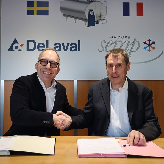 🤝 @DeLaval se asocia con SERAP, líder en la fabricación de tanques de refrigeración de #leche 🐄. Los detalles en Revista #Ganadería ⤵️ revistaganaderia.com/Noticias/Notic…