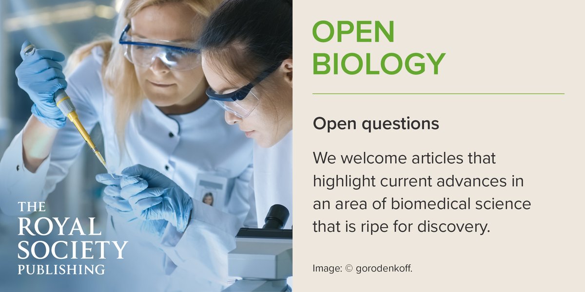 We welcome submissions to our #OpenQuestions article category that aims to publicise emerging, understudied and/or underfunded areas of biomedical research - find out more ow.ly/NCUO50z4qLi #OpenBiology