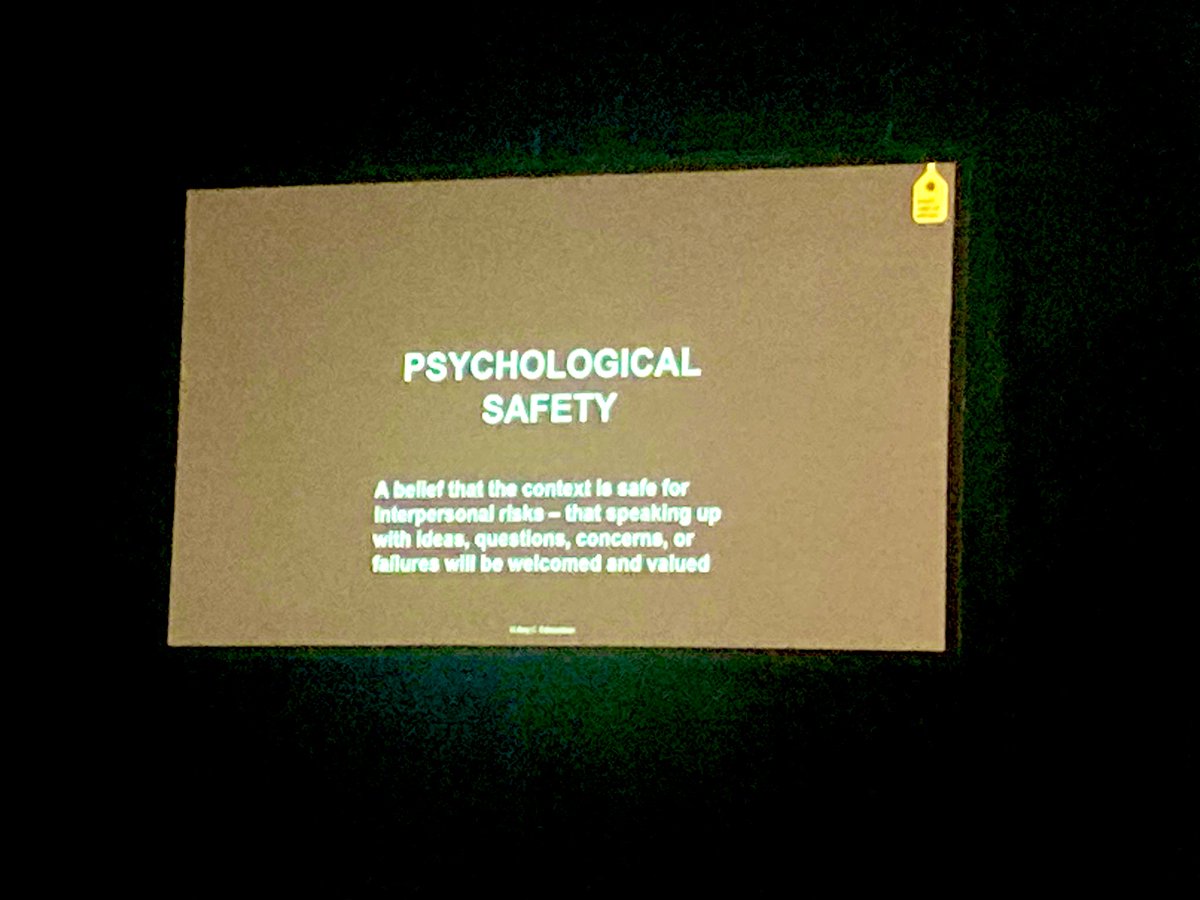 What an incredible session at @QualityForum by @AmyCEdmondson ! #Quality2024 check out our practical guide to creating psychological safety produced in collaboration here: horizonsnhs.com/psychological-… #ihiforum