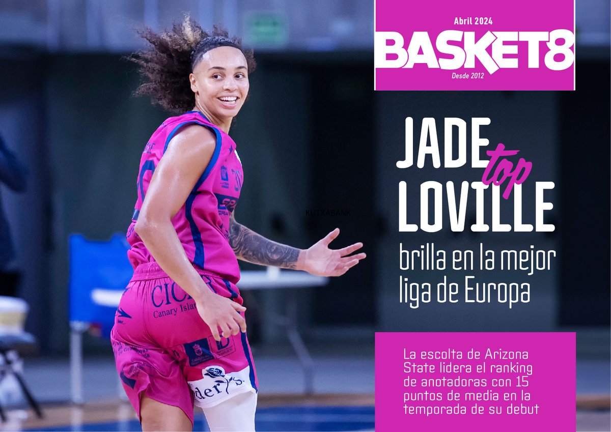 Comunicación - Un cuidado reportaje es que le dedica BASKET8 a la cañonera de la #LFEndesa 2023-2024, Jade Loville (@jadeloville). Sin duda, para guardar en el disco duro de su vida deportiva. Pueden disfrutarlo en este enlace: drive.google.com/file/d/1LW1BMs…