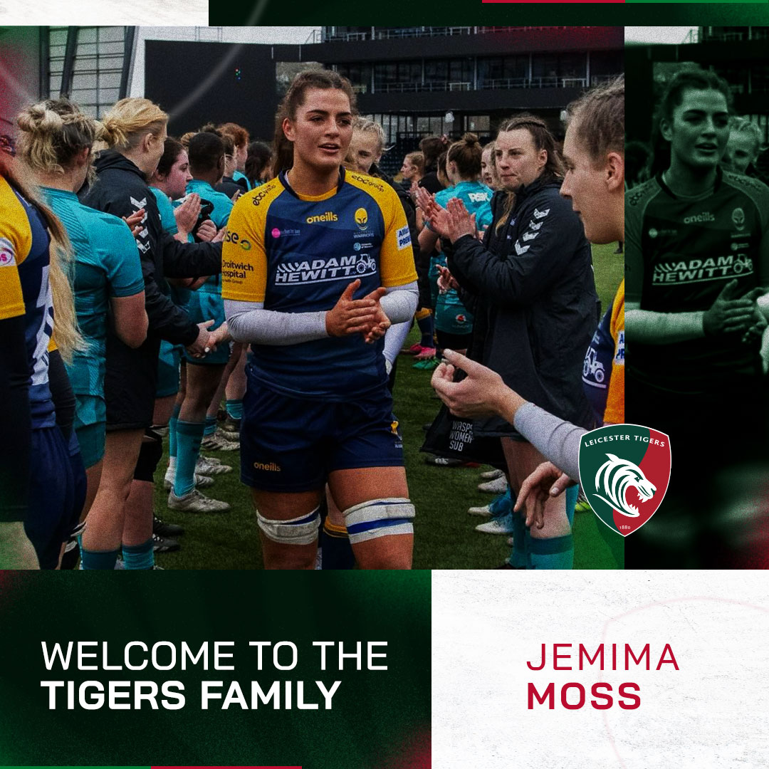 𝗪𝗲𝗹𝗰𝗼𝗺𝗲 𝘁𝗼 𝘁𝗵𝗲 𝗧𝗶𝗴𝗲𝗿𝘀 𝗙𝗮𝗺𝗶𝗹𝘆 👋 Leicester Tigers are excited to announce the signing of former Warriors Women lock Jemima Moss 🐯 Read the full announcement 👇 LeicesterTigers.com/news/wtttf-jem…