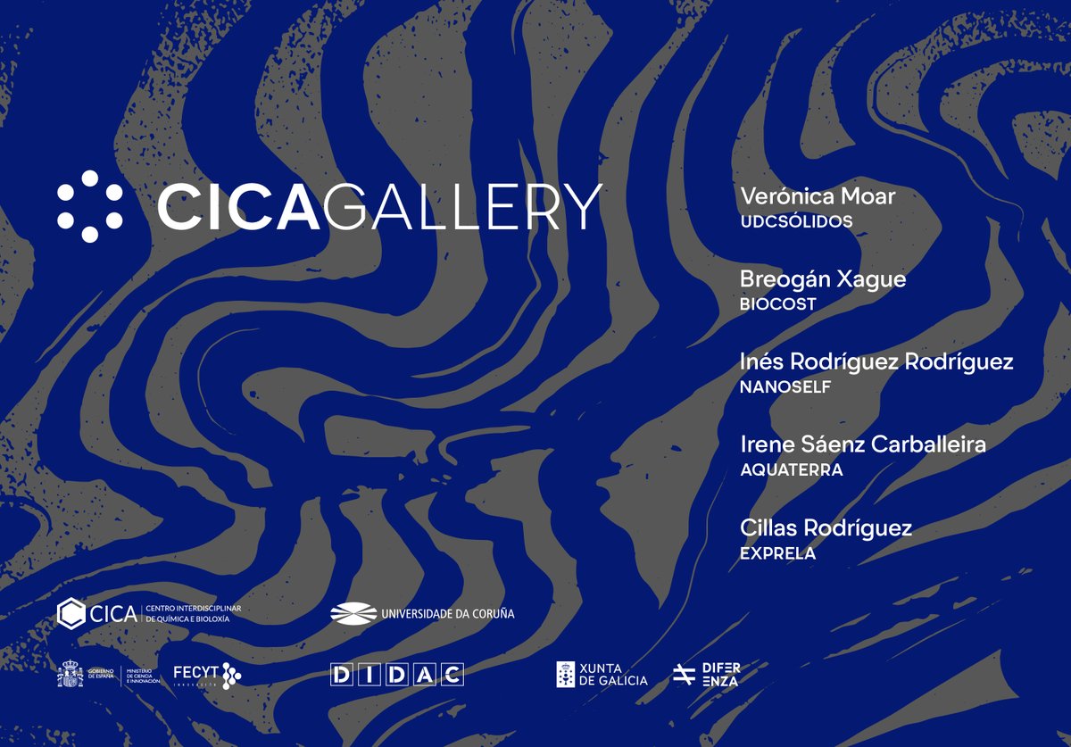 🔜 El próximo 20 de abril, el @CICAUDC y la @didac_gal inauguran la exposición #CICAGALLERY, proyecto de la convocatoria de #CulturaCientífica de #FECYT, que busca la divulgación del conocimiento científico a través del arte. 🔗 cica.udc.gal/event/inaugura…