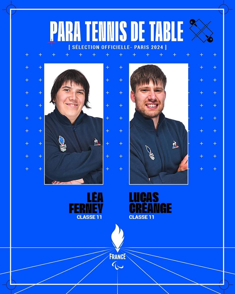 Sélection officielle #Paris2024 ! Félicitations au rémois Lucas Créange, membre de la #TeamReims et licencié à l'Olympique Rémois de Tennis de Table, qui vient d'obtenir son billet pour les Jeux Olympiques et Paralympiques de @Paris2024, en Para Tennis de Table. #TerredeJeux2024