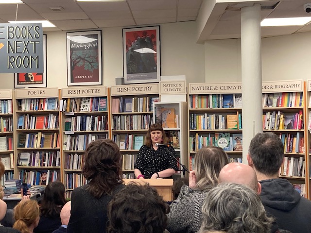 Congrats @JanCarson7280 on Quickly, While They Still Have Horses. Happy, friendly launch hosted by @BooksUpstairs. Fab speech by @oneflawediris celebrating the v special talent that is Jan, & also by Jan herself, about friendship, writing solidarity & why indie bookshops matter