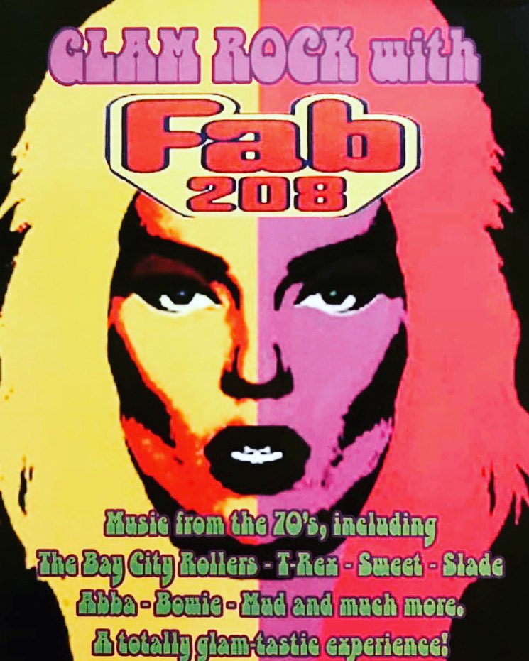 70s Glam Party Night #midlandspinner in Warmley, Bristol Sat Apr 13: FAB 208 live on stage! @WarmleyWaiting @oldlandafc @longwellgreen @cadburyheathps #warmley #kingswood @BristolGigs #glamrock #baycityrollers #70sglam