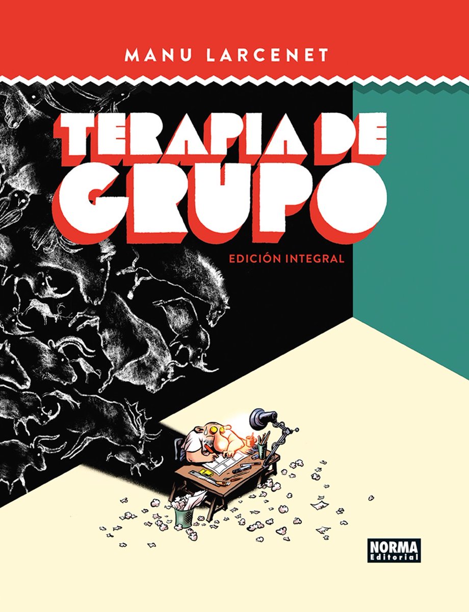 'Larcenet vuelve al cómic de humor y eso me gusta.' Reseña: Terapia de Grupo (@NormaEditorial) en cronicasliterarias.es/?p=16053