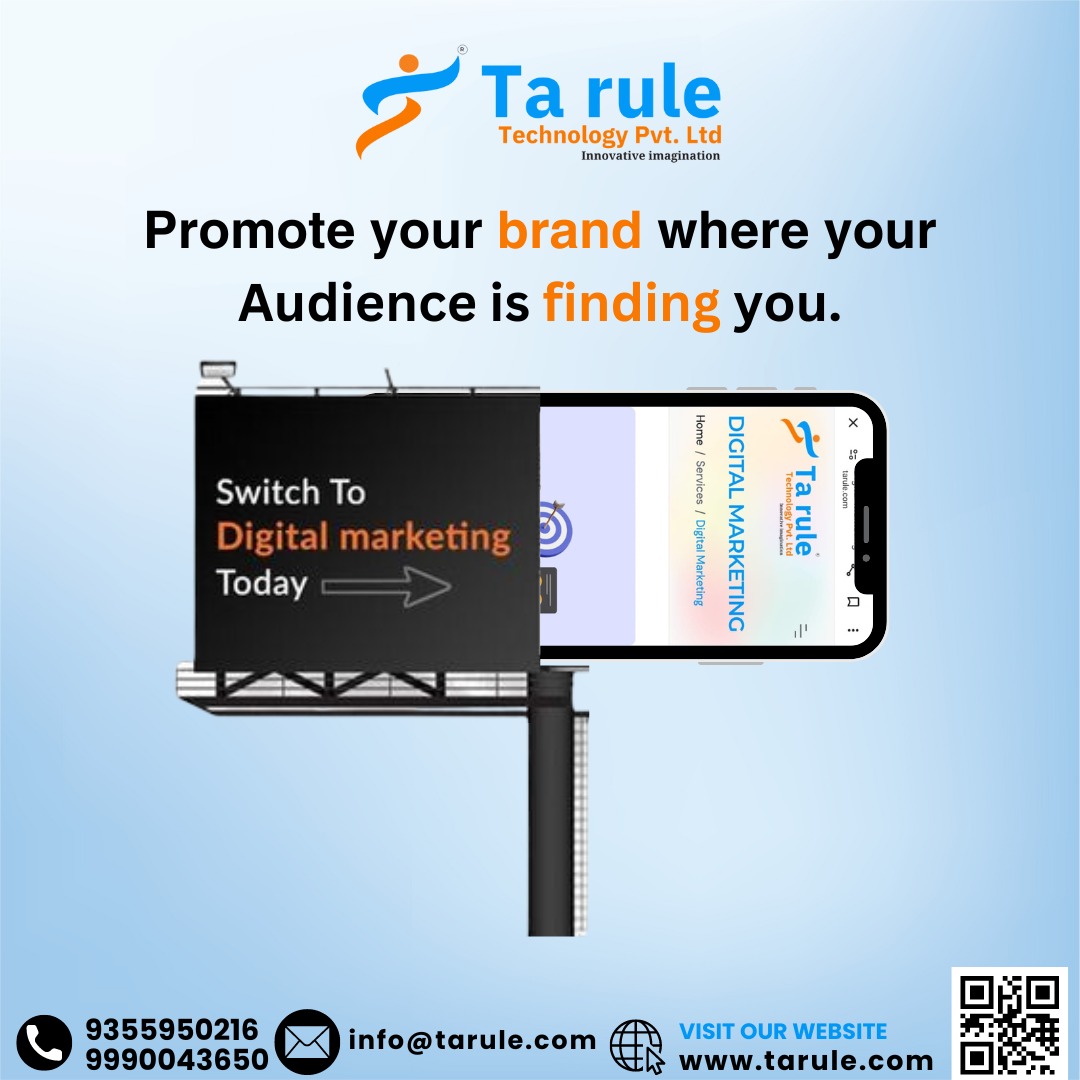 Tarule promote your brand where your audience is finding you.
#digitalmarketing #webdesign #websitedesign #Web3  #webdesigner #webdesigners #websitedesigner #websitedesigners #webdesignagency #websitedesignagency #uitrends #userinterfacedesigner #responsive #viral #trending
