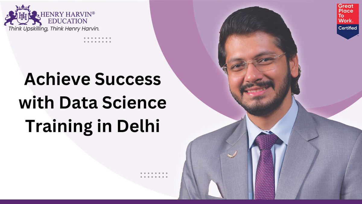 Achieve Success with Data Science Training in Delhi
Unlock your potential with a top-notch data science training course in Delhi. Enroll now and join the ranks of data-driven professionals!
henryharvin.com/data-science-c…
#DataScience #TrainingCourse #Delhi #henryharvin
