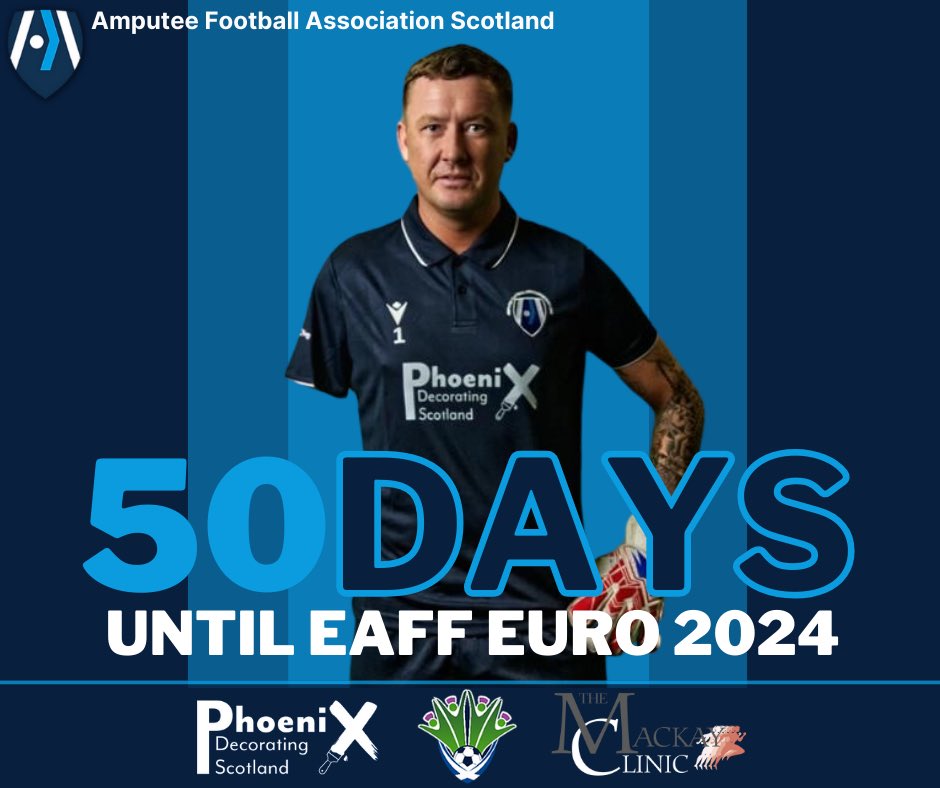 𝗘𝗔𝗙𝗙 𝗘𝘂𝗿𝗼 𝟮𝟬𝟮𝟰 Only 50 days to go until @EuroAmp Euro 2024! Our first involvement in a major international tournament kicks off on June 1st where we will compete on Group D alongside Poland, Germany and Greece