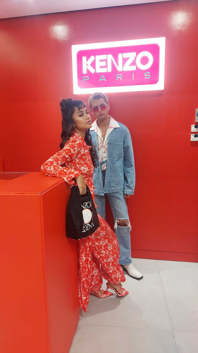 PhilstarNews's tweet photo. LOOK: James Reid and Issa Pressman are #CoupleGoals at Kenzo spring-summer 2024 collection launch in Greenbelt 3 | via https://t.co/tNUZ81OADG Bernardo https://t.co/icdUob8rxx