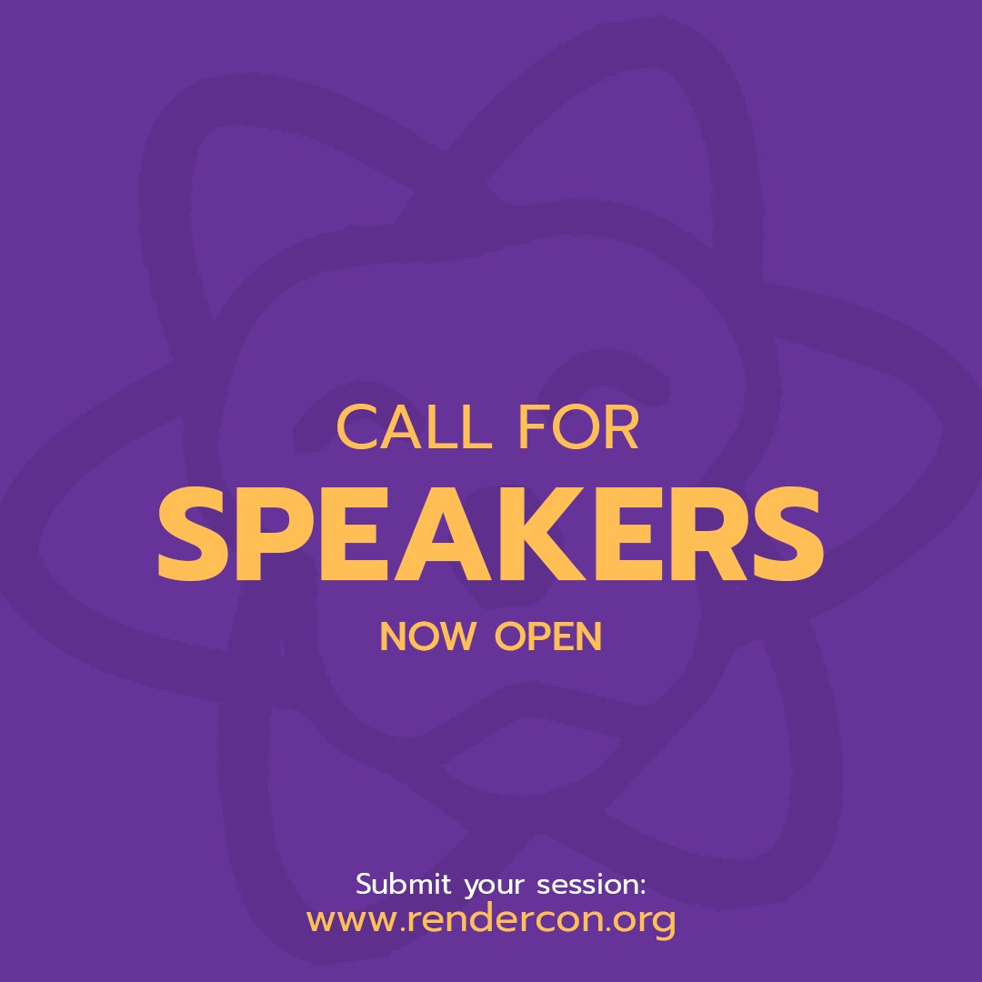 A reminder that our call for speakers for #renderconke2024 is open! Come share your valuable insights & innovative ideas in web & mobile development in the react ecosystem! Submit your talk proposal today! #renderconke #reactdevske #cfp
