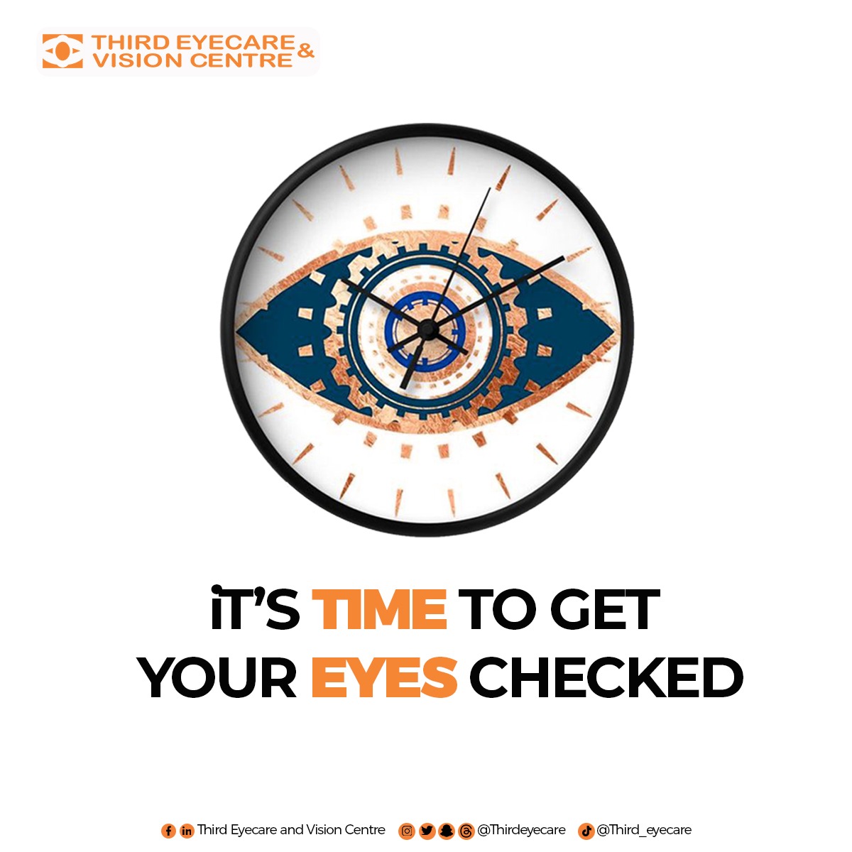 Whatever you are doing, it's time to go get your eyes checked!!!!! Don't wait till you have a severe case before you get checked. #thirdeyecare #besteyeclinicinghana #eyeexam #eyetest #diagnostics #april2024