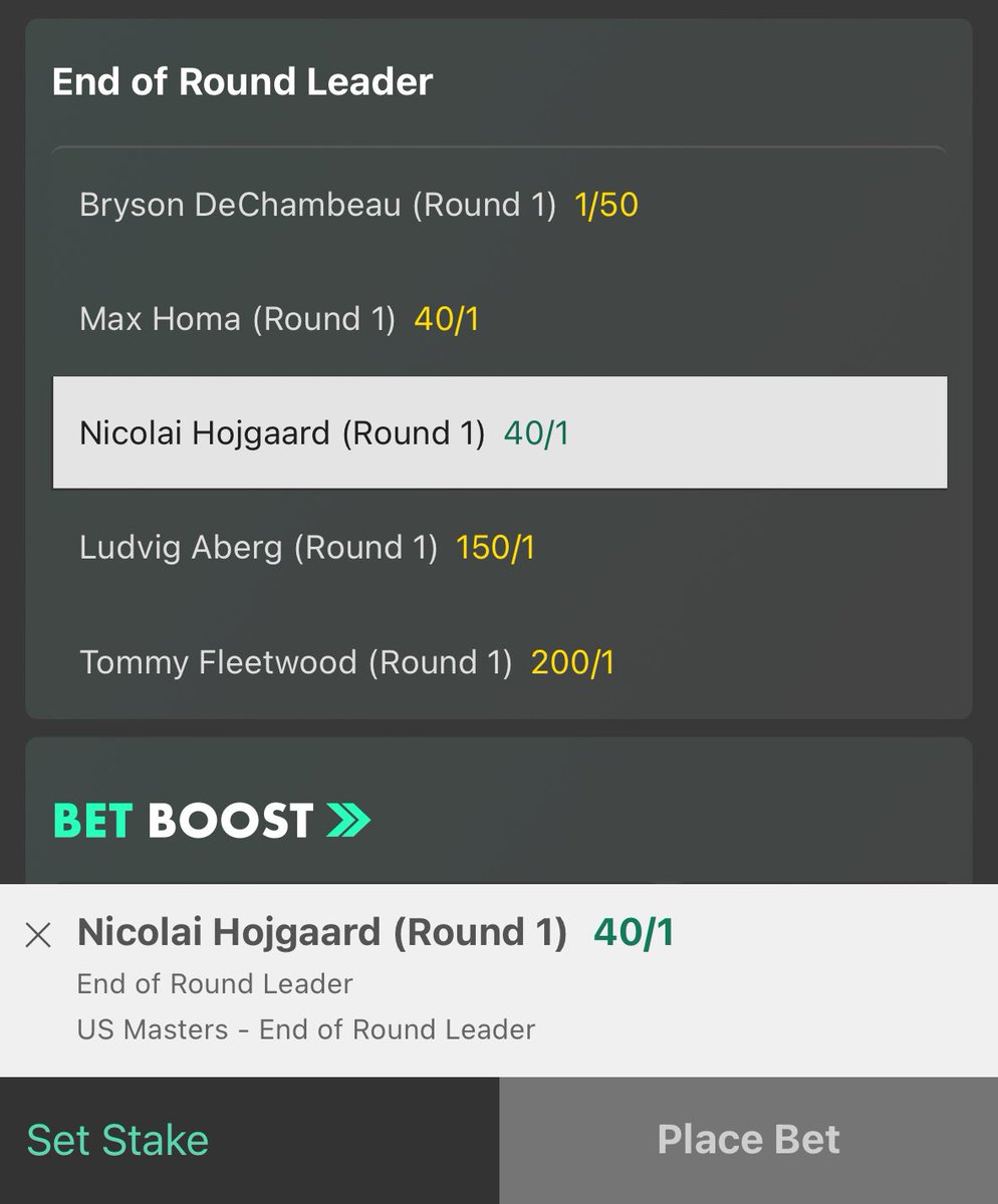 SamWrig51331469's tweet photo. @bet365 please can you confirm this would pay out at 40/1 even if it is a tied 1st place after the completion of round 1? https://t.co/UAfYGHCR6q