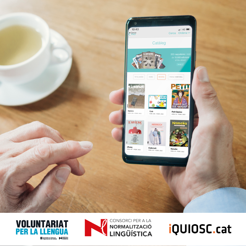 Ets voluntari lingüístic? Demana la subscripció gratuïta durant 3️⃣ mesos de revistes digitals en català de l'@iQuiosc 📰 Oferta de l'Associació de Publicacions Periòdiques en Català @revistesAPPEC als participants del Voluntariat per la llengua iquiosc.cat/tarifa-plana/v…