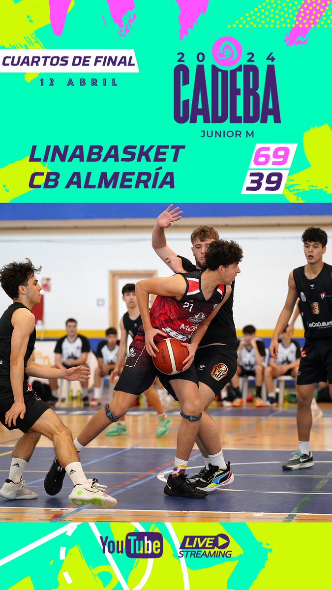 👏 ¡@LinaBasketClub se convierte en el primer semifinalista del #CADEBAJM2024! @urbaser_ @cajasur @TurismoAND @pontgrup @diputacionMLG @aytorincon 📸 bit.ly/3TNnARD 📺fabtv.andaluzabaloncesto.org