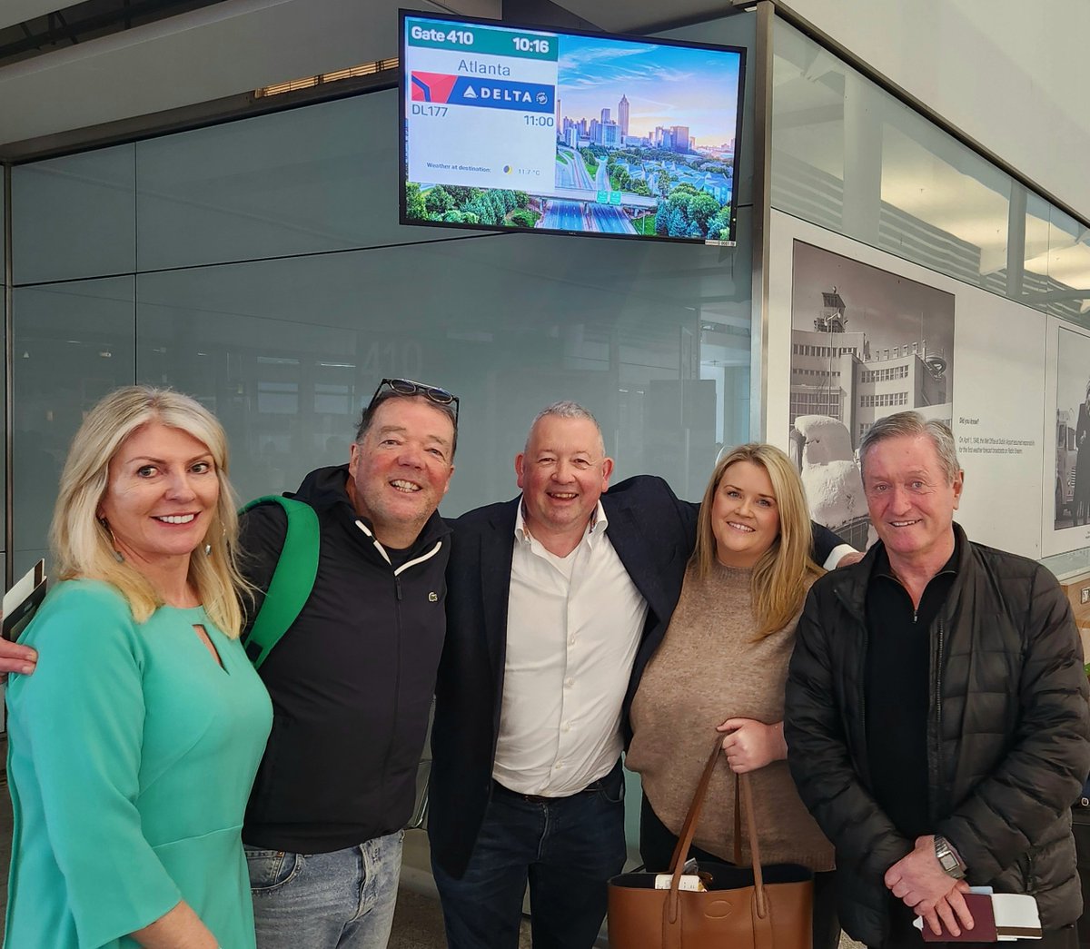 So, first gang off to @GatewayToEurope to Atlanta. With the legend @amcgennis1 from @SigmarIrl with team @TheHRCompanyIRE as well. @ThePanelDublin delighted to be involved again. Atlanta, here we come...