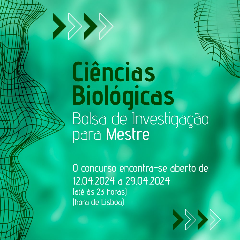 📢🔬 Aberto concurso para uma Bolsa de Investigação de Mestrado em Ciências Biológicas! 🌊🌿 Sabe mais sobre esta oportunidade no nosso website: rebrand.ly/cdaeb1 #Ispa #BolsadeMestrado #CiênciasBiológicas #FundaçãoCiênciaeTecnologia #CiênciasMarinhas