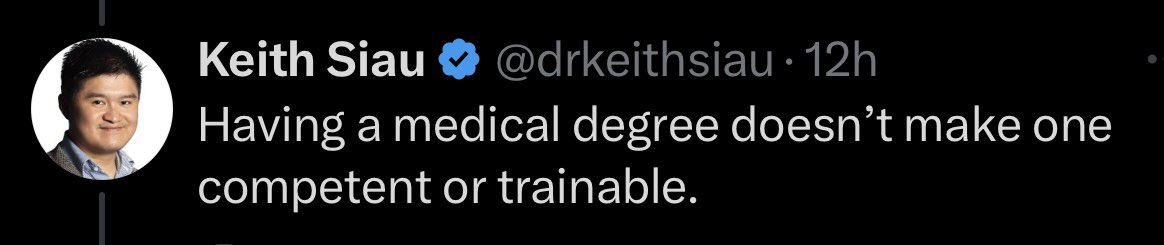 So the solution must be to pick people off the street with no medical degree and train them?