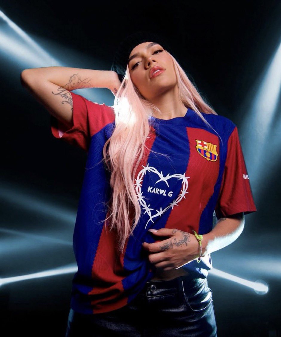 Karol G y FC Barcelona lanzan nueva camiseta | FC Barcelona