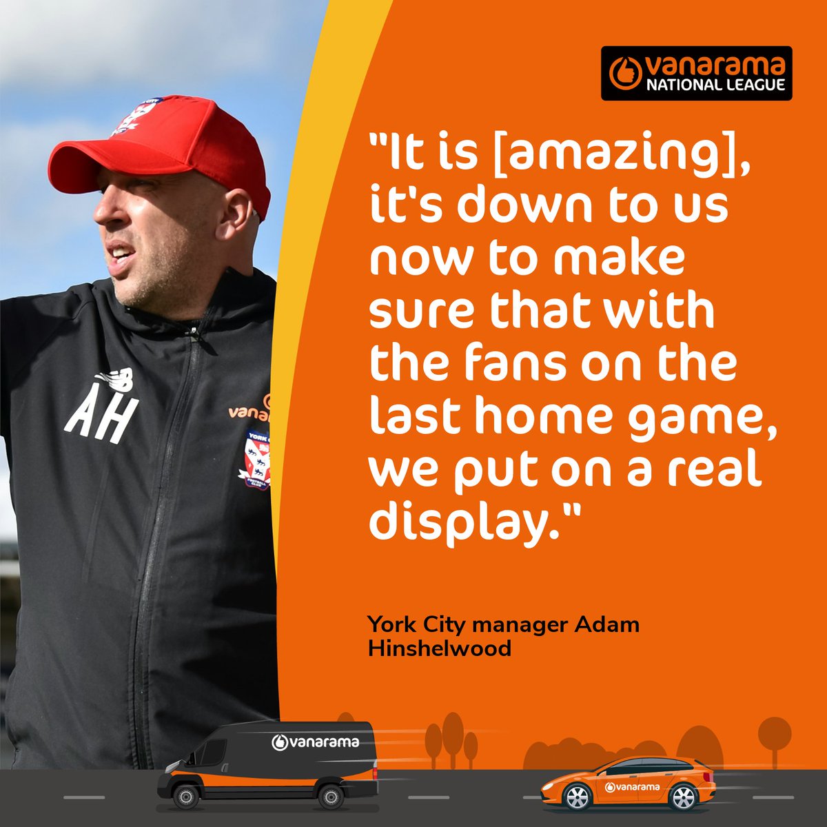 A bumper crowd is expected at the LNER for @YorkCityFC's final home game 

@adamhinsh knows his side have an obligation

🗞️ @yorkpress 

📸 Adam Davy

#TheVanarama | @TheVanaramaNL