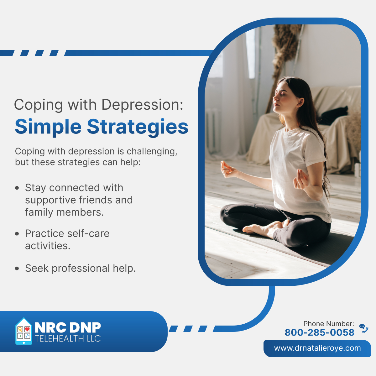 Coping with depression is possible with the right support. Reach out for help and prioritize self-care for a brighter tomorrow! 

#Telehealth #DFW #FortWorth #Texas #CopingStrategies #BelleGlade