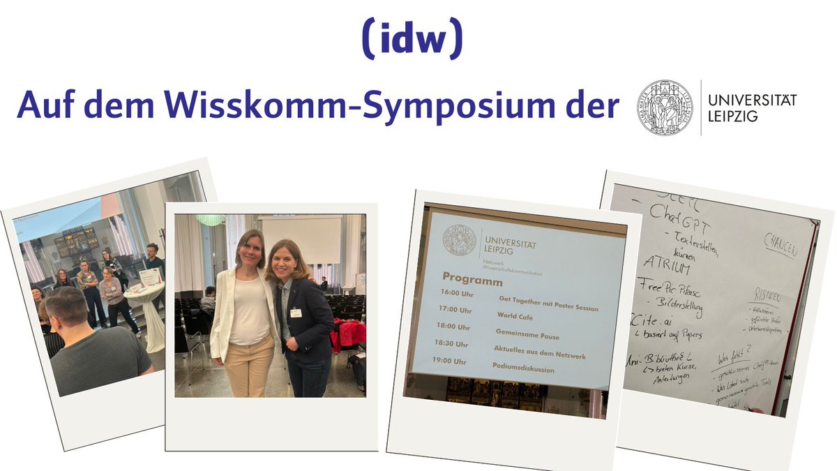 Gestern in Leipzig: Danke, dass wir bei der spannenden Podiumsdiskussion beim #wisskomm Symposium der @UniLeipzig dabei sein konnten. Großartiger Input zum Thema Wissenstransfer und Zielgruppen. #WissKommUL