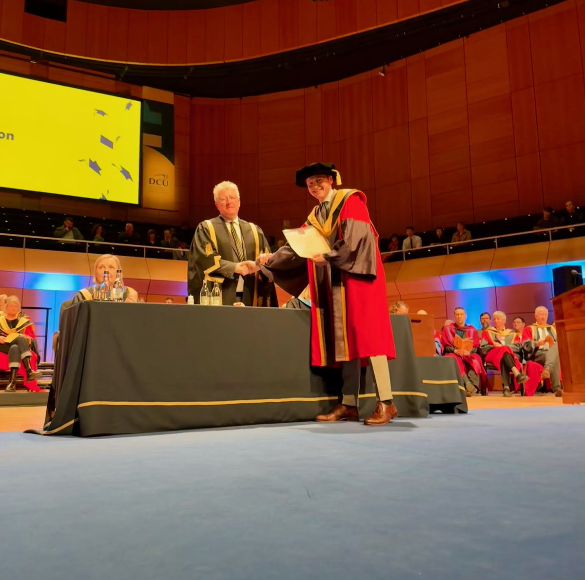 Excited to announce that I officially graduated last week from @DCU’s @LawGovDCU with a PhD in European Law! Grateful for the unwavering support from my supervisor, family, colleagues & friends over the past 4 years. Couldn't have done it without you all! On to the next chapter!