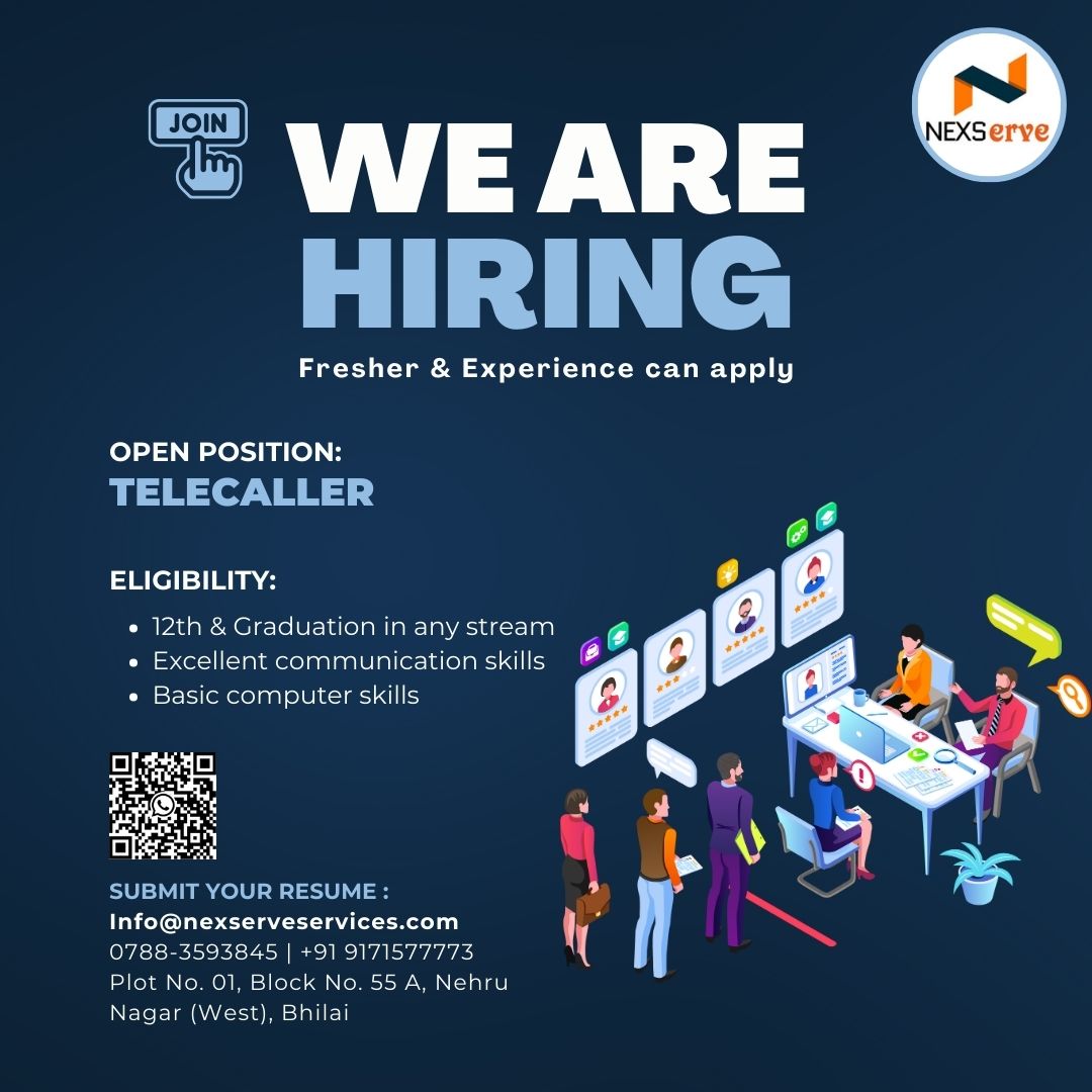 Send your resume to Info@nexserveservices.com #nexserve #recruitingnow #recruitingjobs #recruitingagency #recuitment #recuitment #recruiting #Nexseve #nexserveserviceprivatelimited #jobopportunity #jobseekers #jobinterview #jobsearching #jobseekers #jobalert #fresher #freshersjob