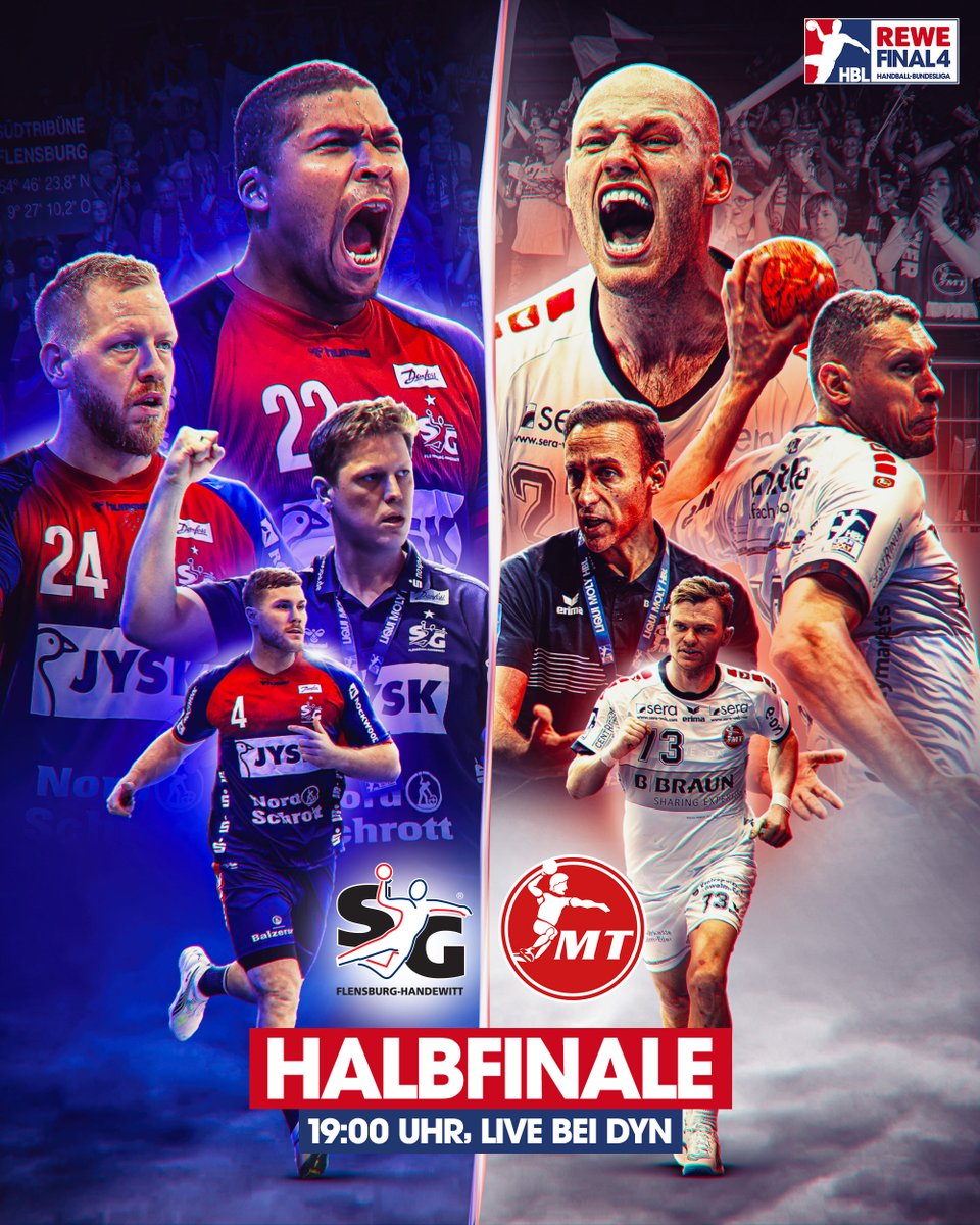 💥Es ist Halbfinaltag❗😍 Welche beiden Teams schaffen den Einzug ins Finale❓🙌 _____ ⏰ 16:10 | 19:00 Uhr 📺 ARD & Dyn| Dyn 📱 Liveticker in unserer App #Handball #REWEFinal4 #ENKÖLLEZOHUS