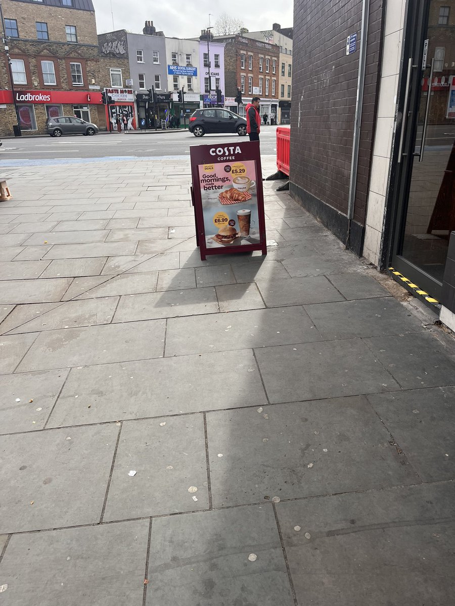 Prior to LimeBikes it was @CostaCoffee that were the biggest unlawful obstructor of London’s pavements.