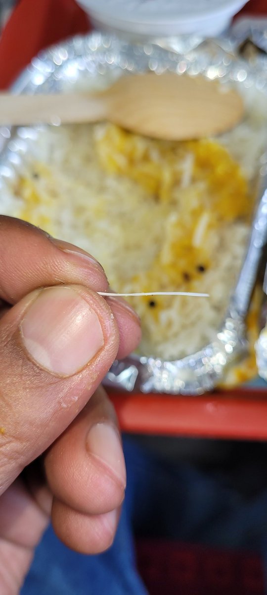 @IRCTCofficial @RailMinIndia @AshwiniVaishnaw Found plastic particles in rice while traveling in Vande Bharat today. This is really disappointing. 

The food is not safe even in the most premium Indian train. 

#VandeBharatExpress #PoorCatering