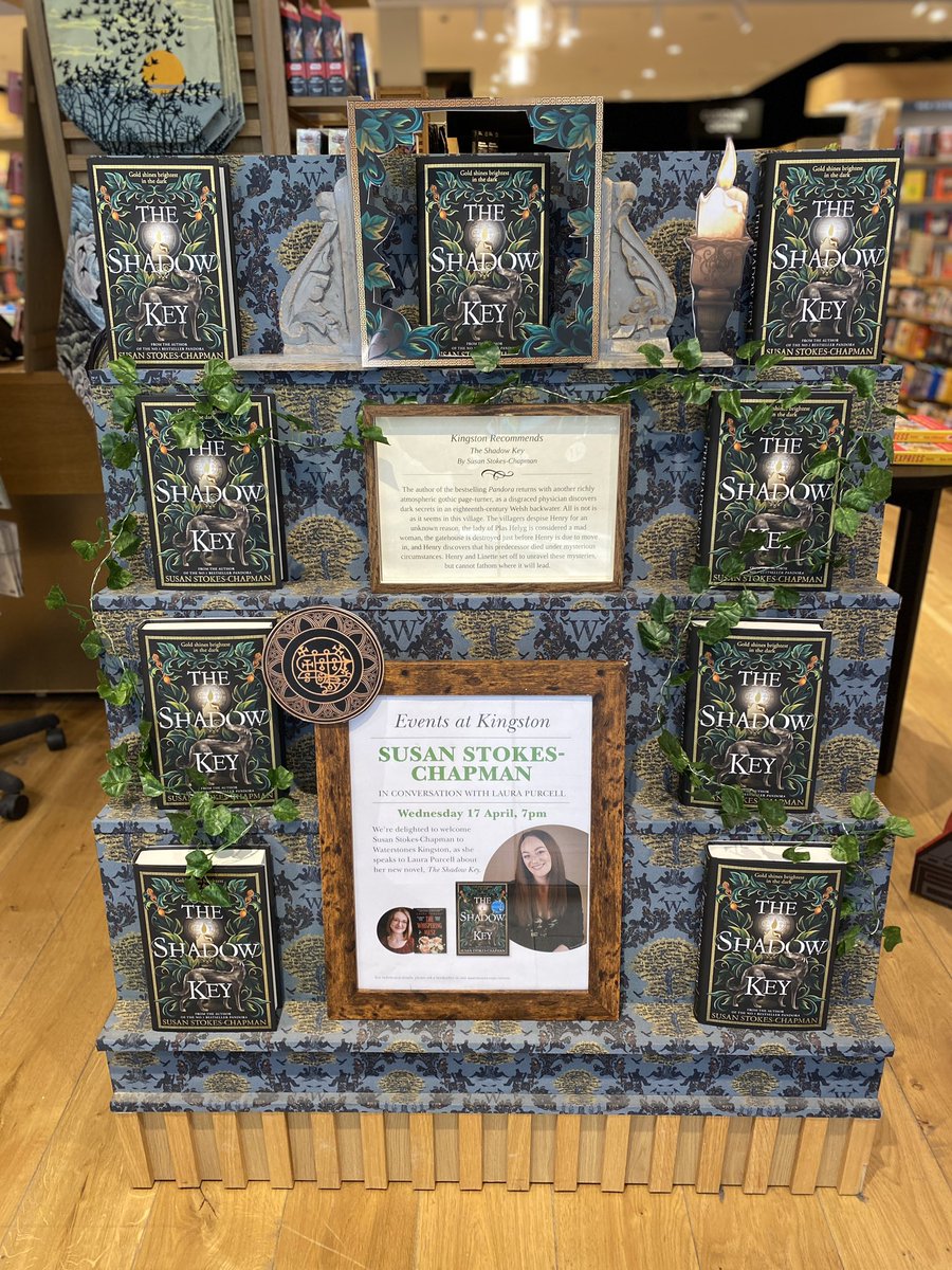 The Gothic page-turner everyone MUST read now. We cannot wait for Susan to join us in-store next week for her event with Lura Purcell, to discuss the amazing The Shadow Key. #susanstokeschapman #laurapurcell