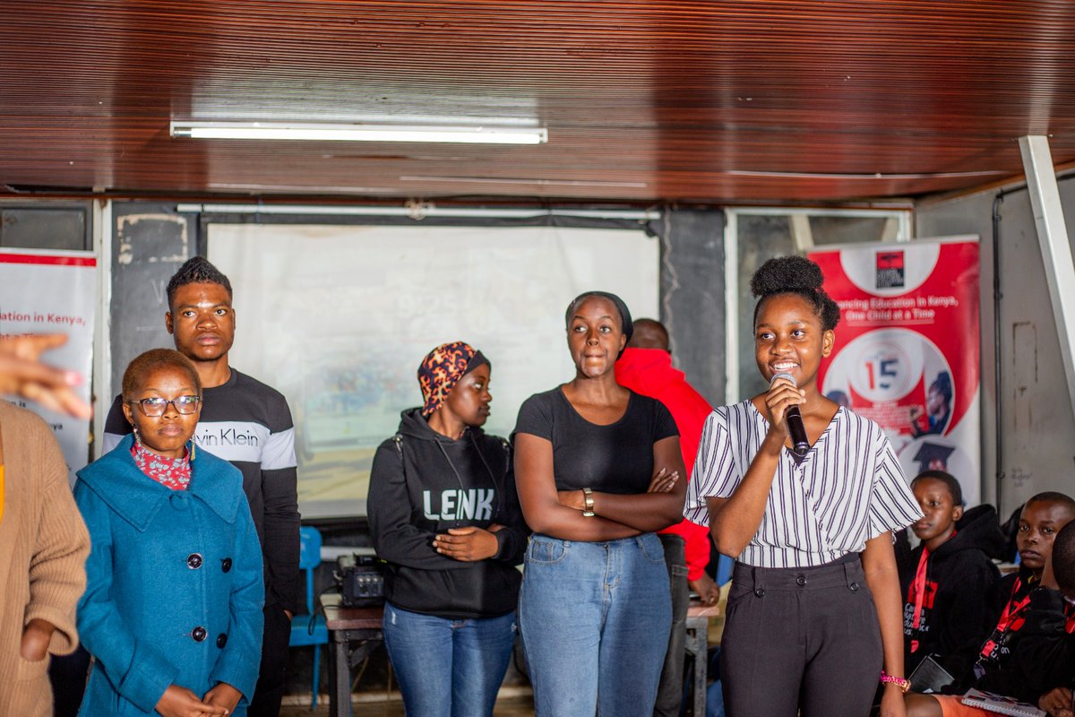 Day 2 of #AprilHolidayProgram, our scholars learned about Career Preparation led by @chechewambui from @ExperienceUSIU. She was accompanied by 6 @MastercardFdn scholars who shared their experiences.

#CMETrustSchoolBreak #WezeshaKike #SDG5 #CMETrustAt17 #TransformingMathare #SDG4